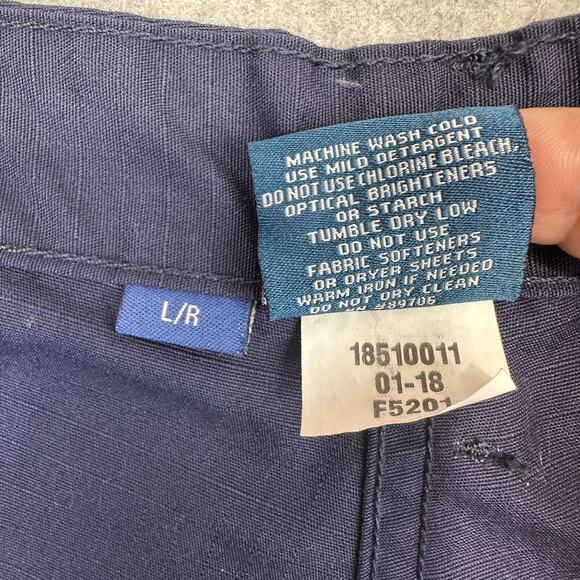 Propper Uniform BDU Trouser Men L Navy Cargo Adjustable Hem and Waist Button Fly - Picture 10 of 14